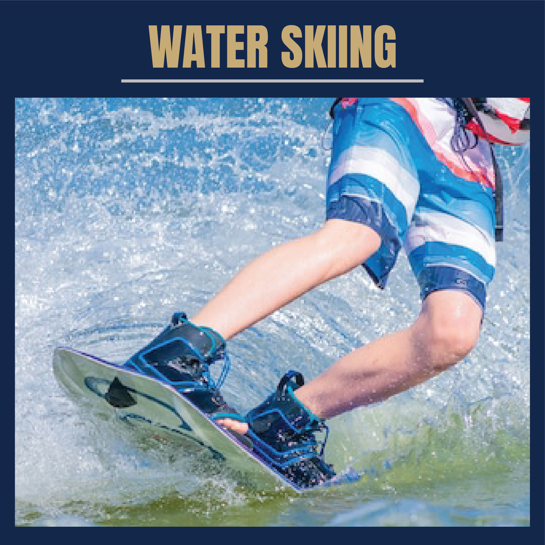 water skiing