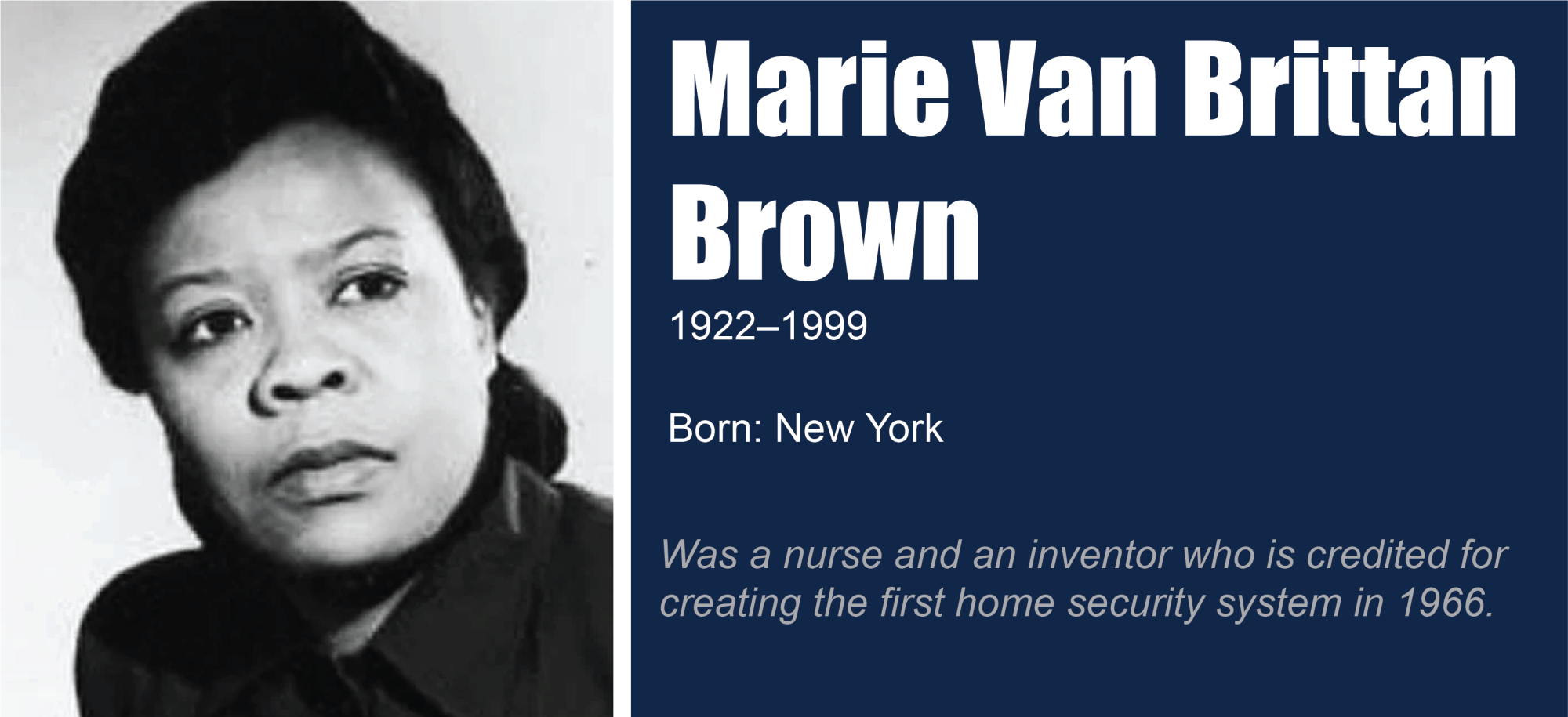 marie van brittan brown