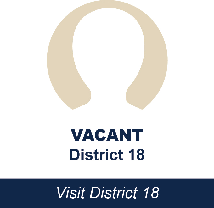 district 18 - vacant